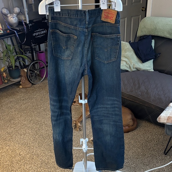 527 W33 L32 Levi's Men's Blue Jeans - Picture 3 of 5